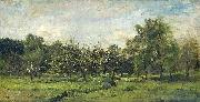 Charles-Francois Daubigny Orchard France oil painting artist